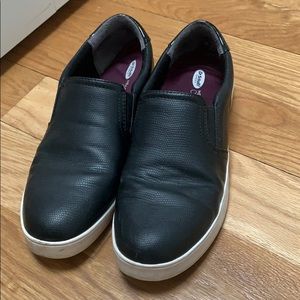 Black Leather  Sneakers